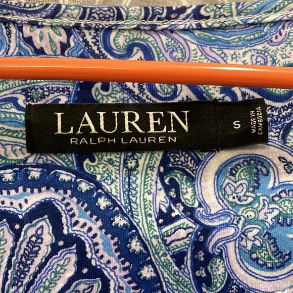 Lauren Ralph Lauren Lightweight Paisley Print Dress - Picture 3 of 10
